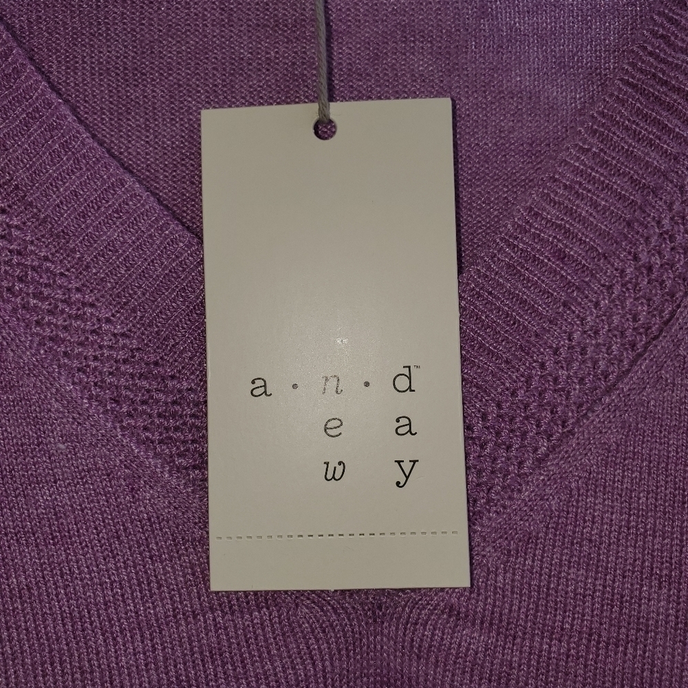 Soft Light Lavender Sweater 2XL+ NWT - Picture 3 of 8